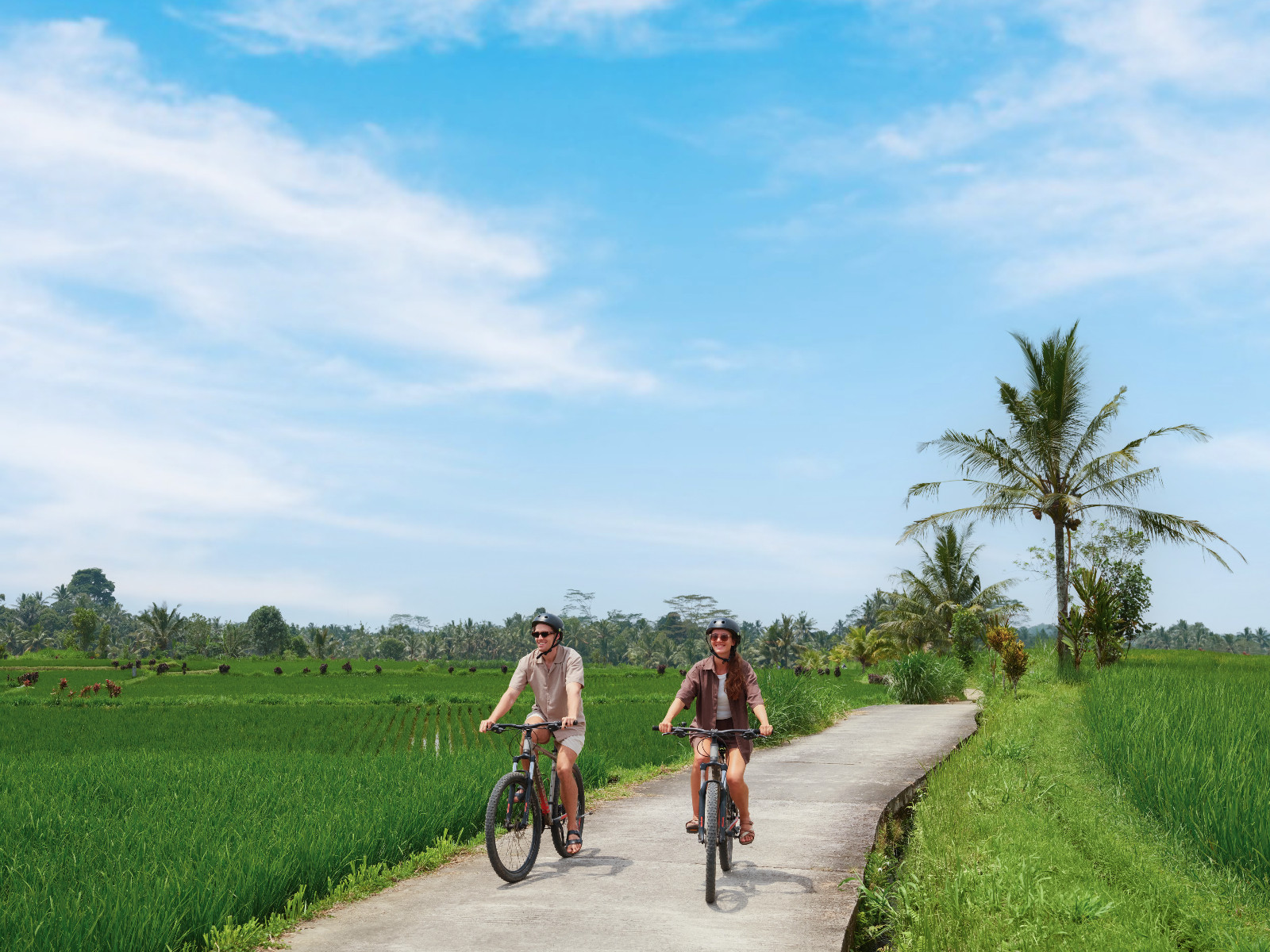 Discover the surrounding rice fields of Ubud when you stay at Adiwana Alas Harum