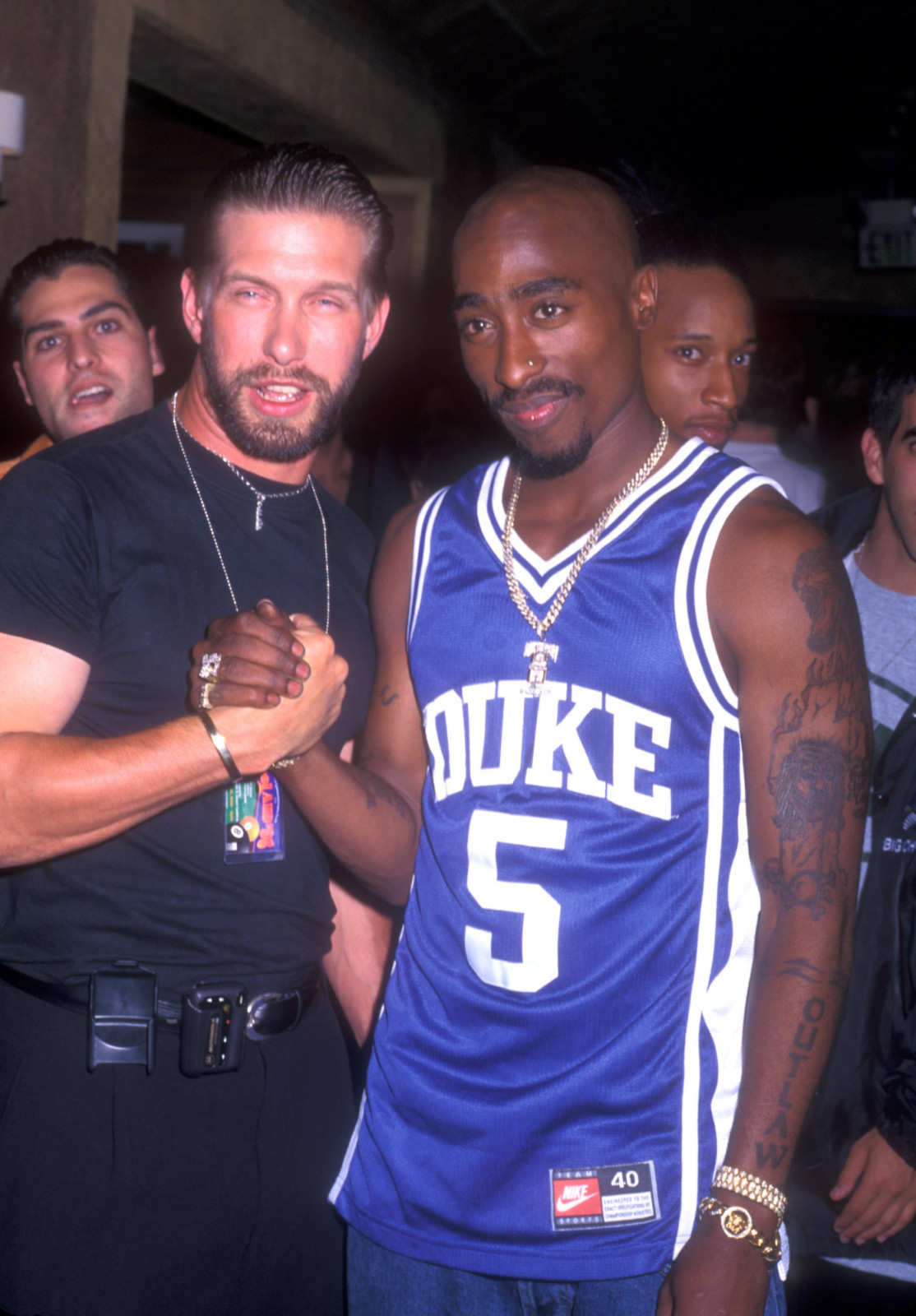 Stephen Baldwin & Tupac Shakur (Photo by Barry King/WireImage)