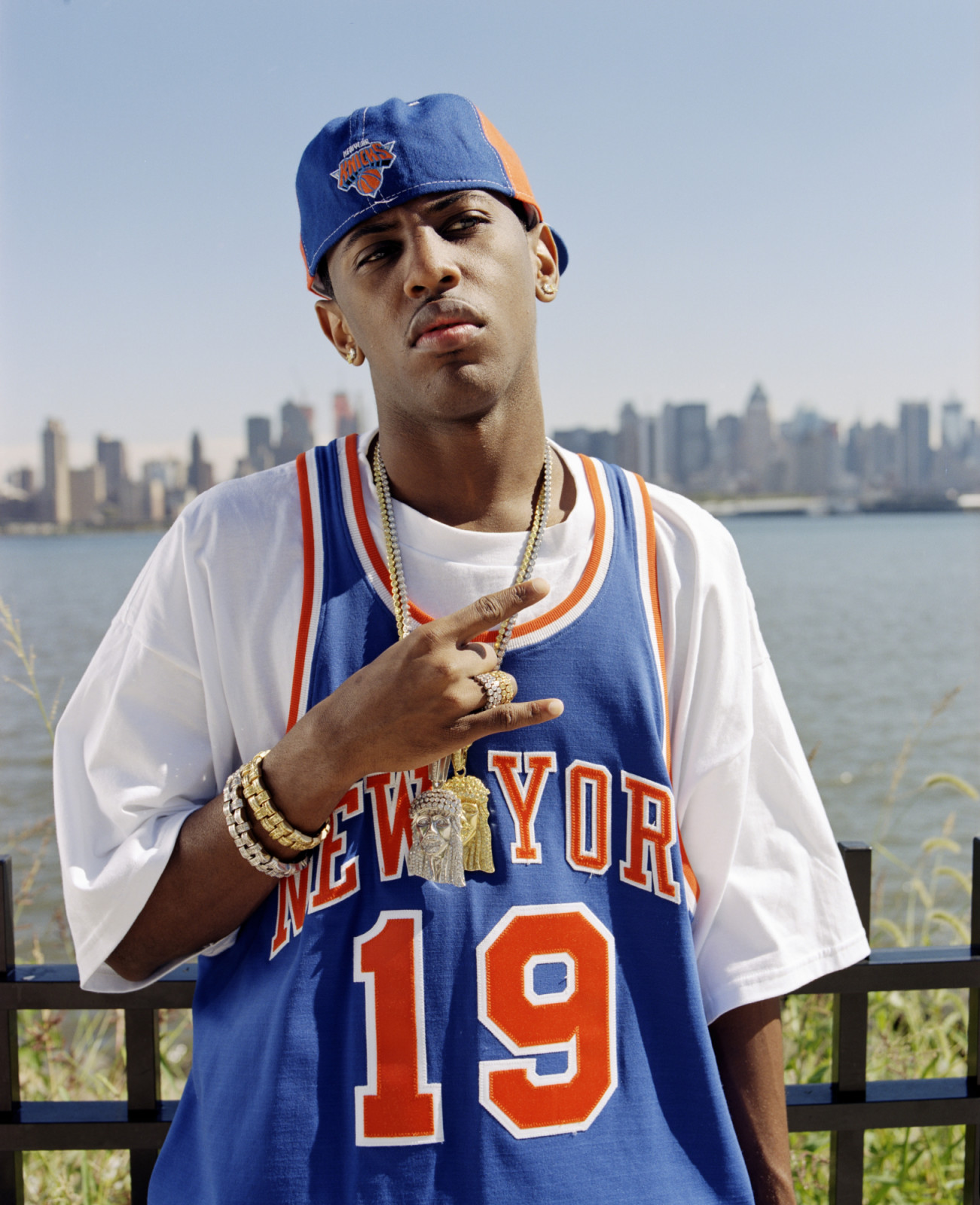 Rapper Fabolous in September, 2002 in Hoboken, New Jersey. (Photo by Gregory Bojorquez/Getty Images)