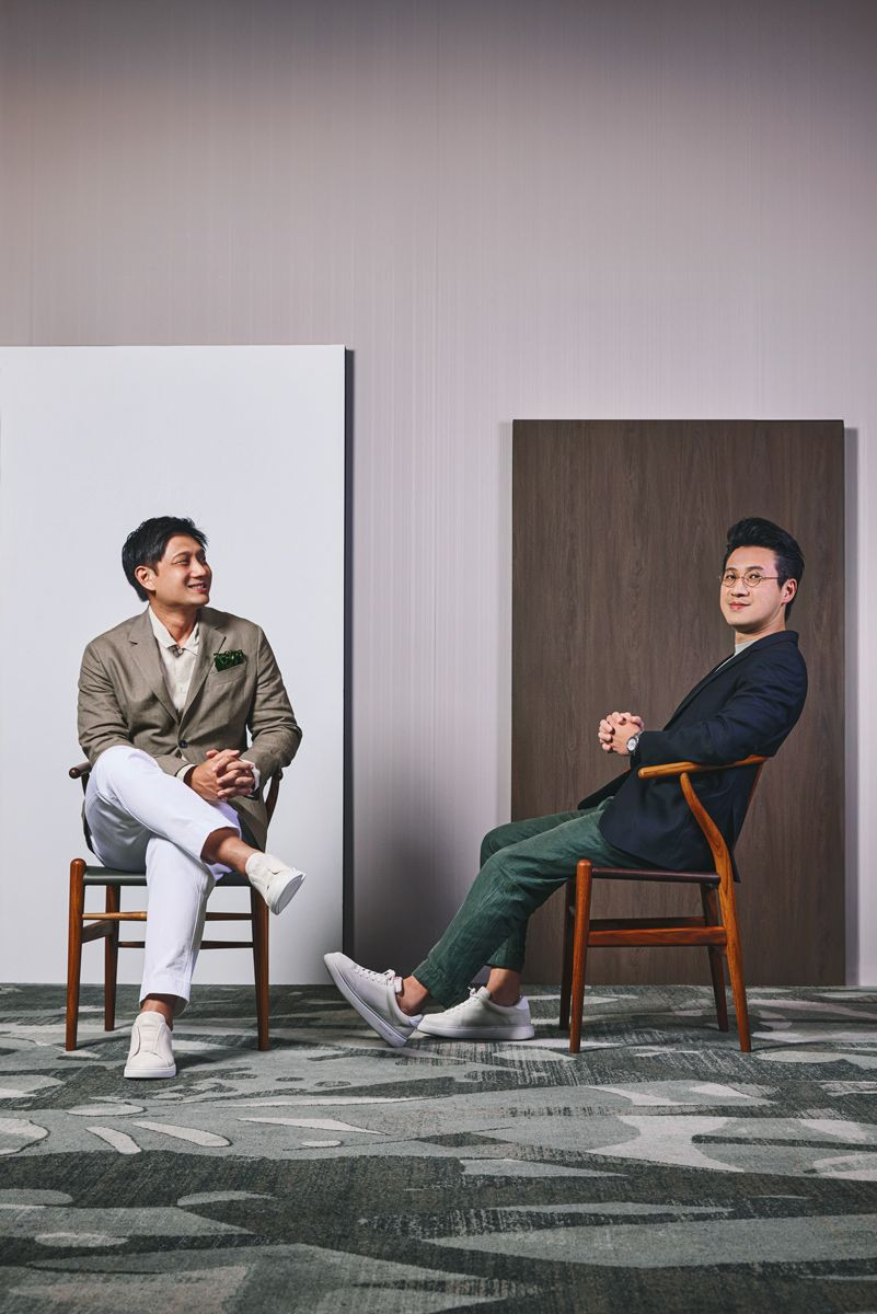 ARTG Design Group founders, Terrence Quah (left) and Bu Shukun (right)