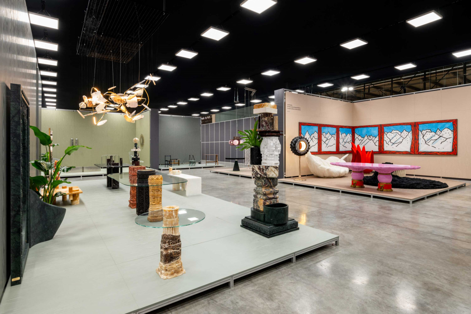 The exhibition was designed by Formafantasma