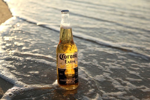 Corona by the beach (Photo: Getty Images)