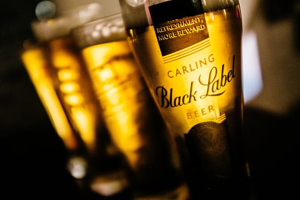 A pint of Carling Black Label. (Photo: Getty Images)
