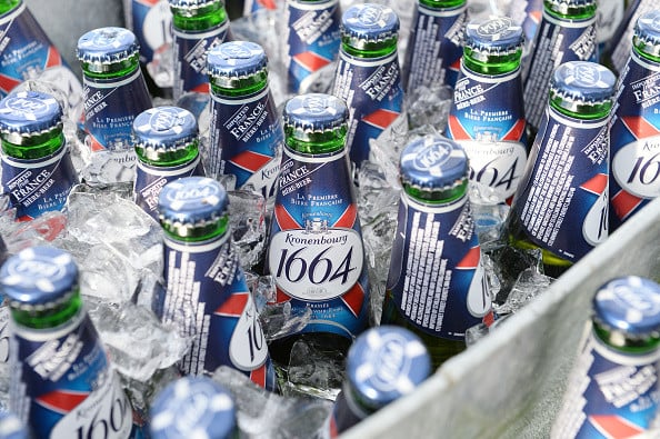 Ice cold Kronenbourg 1664 Larger. (Photo: Getty Images)