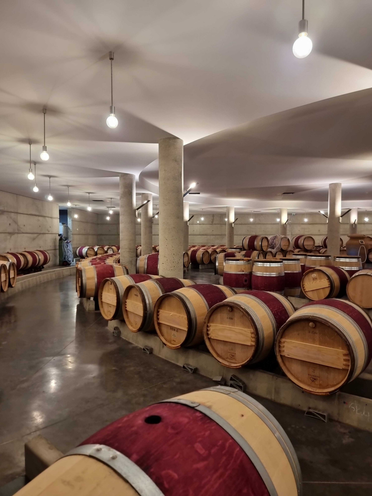 Vieux Chateau Certan barrels