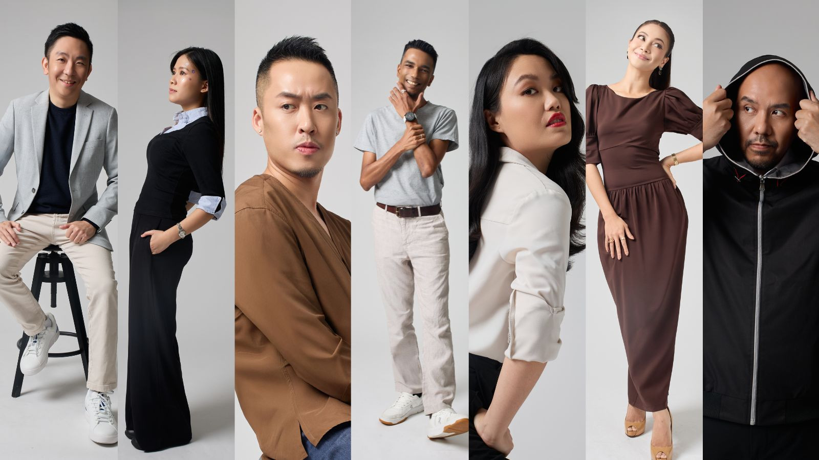 Gen.T honourees past and present reflect on success, L to R: Eric Cheng, Esther Erin Wong Yan, Bryan Loo, Vinesh Sinha, Charissa Ong Tse Ying, Daiyan Trisha and Khalil Nooh (Photo: Amru Shakir)