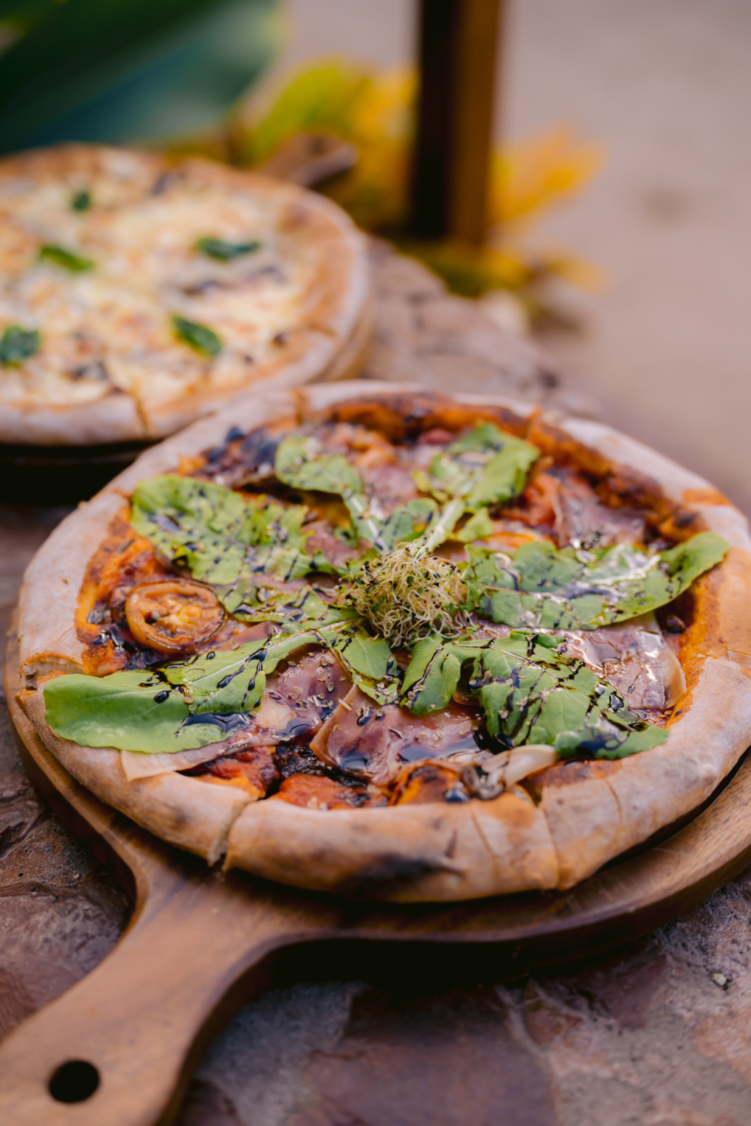 A delicious pizza from Bacau Bay Coron