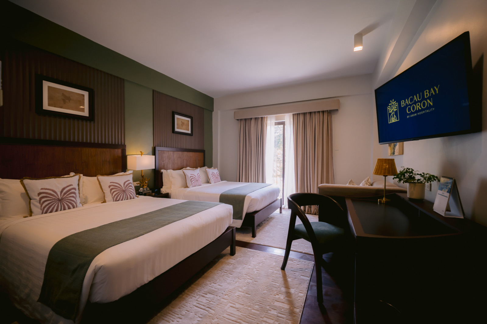 The interiors at Bacau Bay Coron