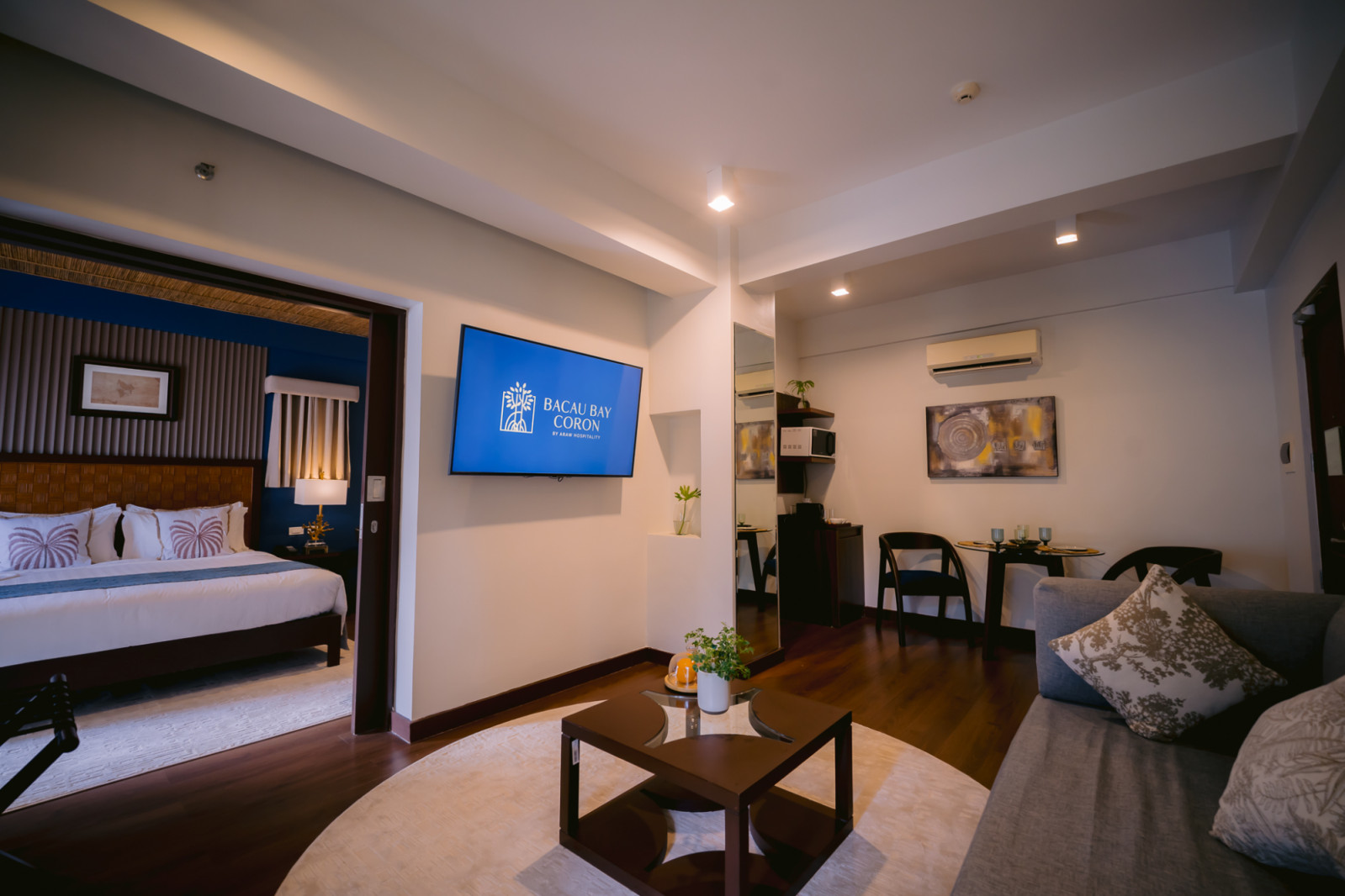 The interiors at Bacau Bay Coron