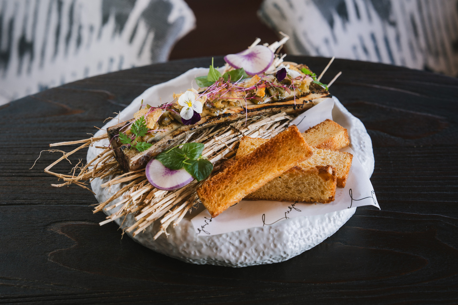 Bone Marrow served with brioche