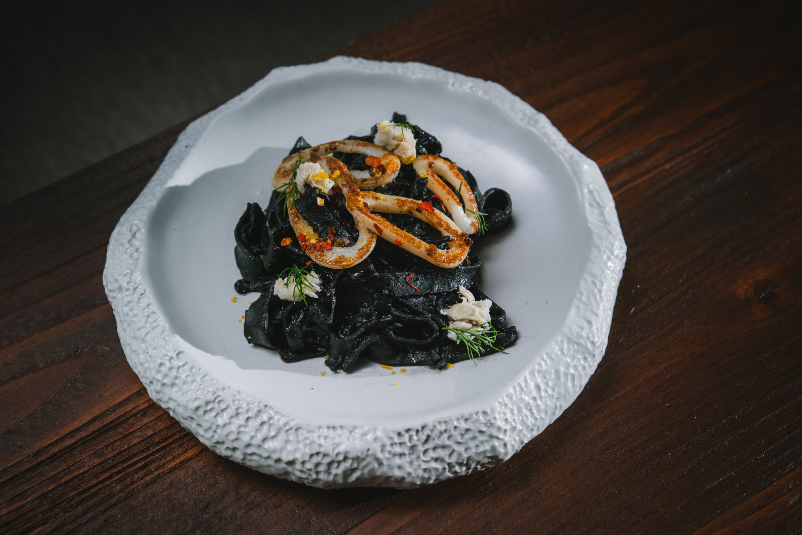 Squid Ink Fettuccine