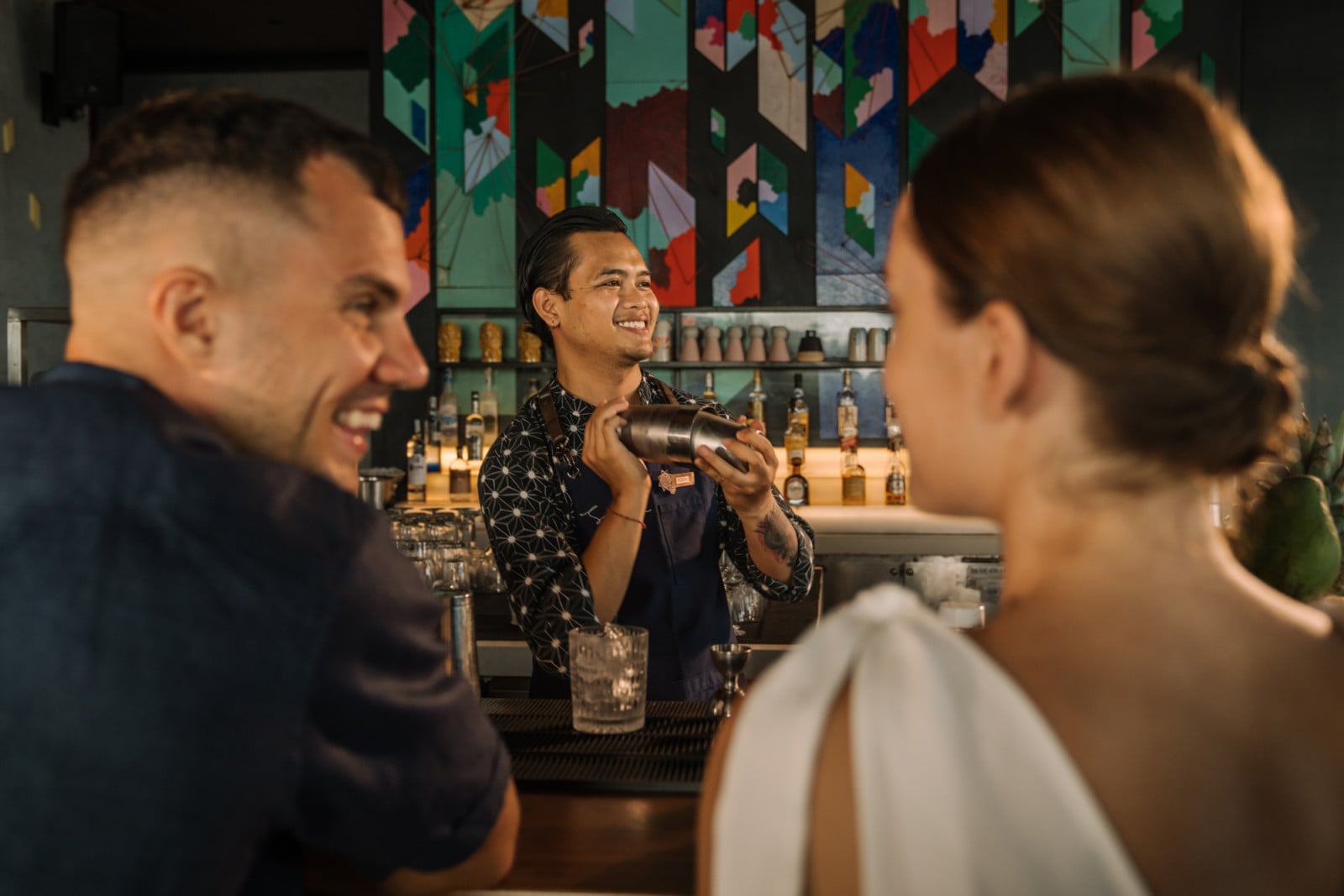 End the evening at the bar