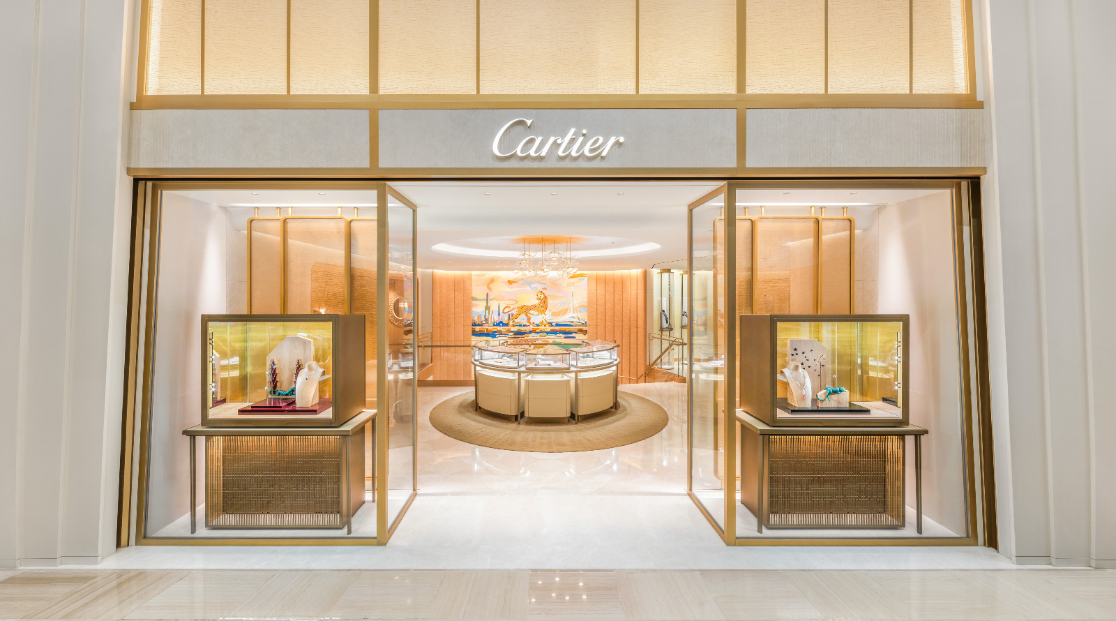 重新開幕的高雄漢神百貨卡地亞精品店。（Photo: Cartier）