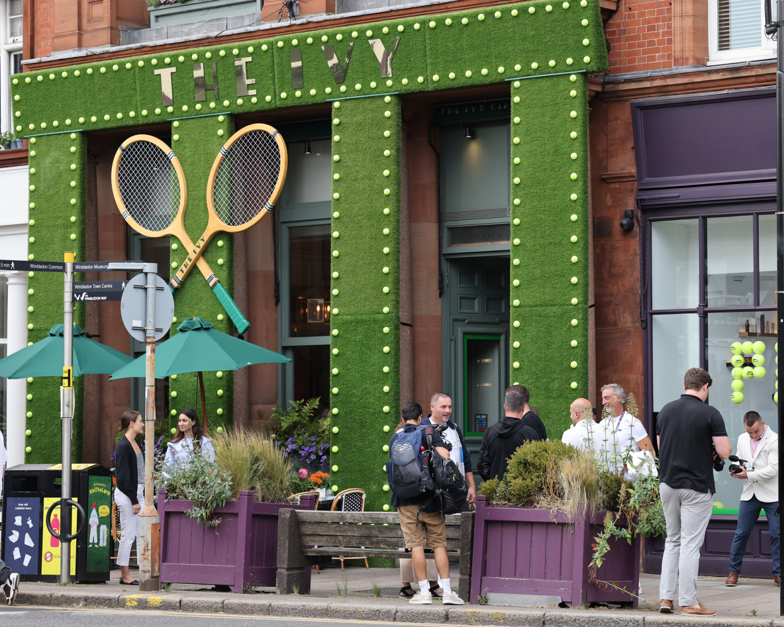 LONDON, ENGLAND - JUNE 28: The Ivy Collection Restaurant in Wimbledon Village on June 28, 2023 in London, England. (Photo by Neil P. Mockford/Getty Images for The Ivy Collection)
