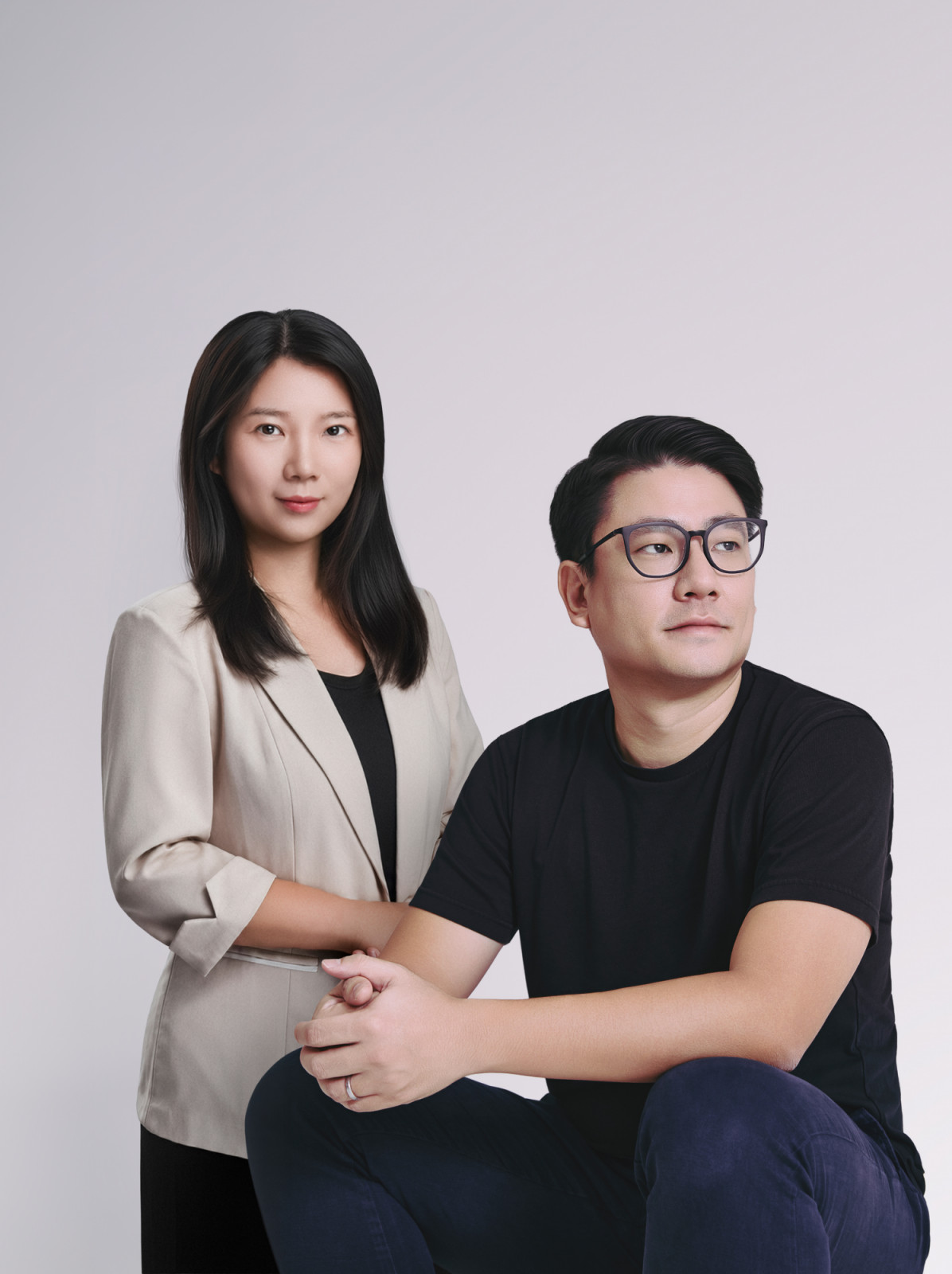 Aidx Tech’s Yifan Jia and ShopBack’s Joel Leong