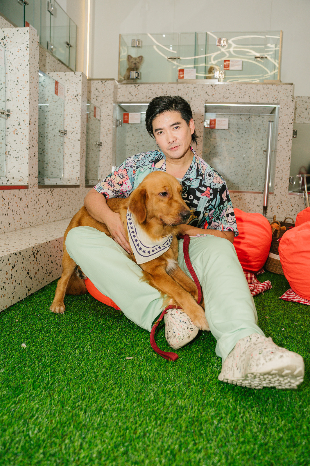 Tim Yap and furbaby (Photo: courtesy of Luxuri Pets)