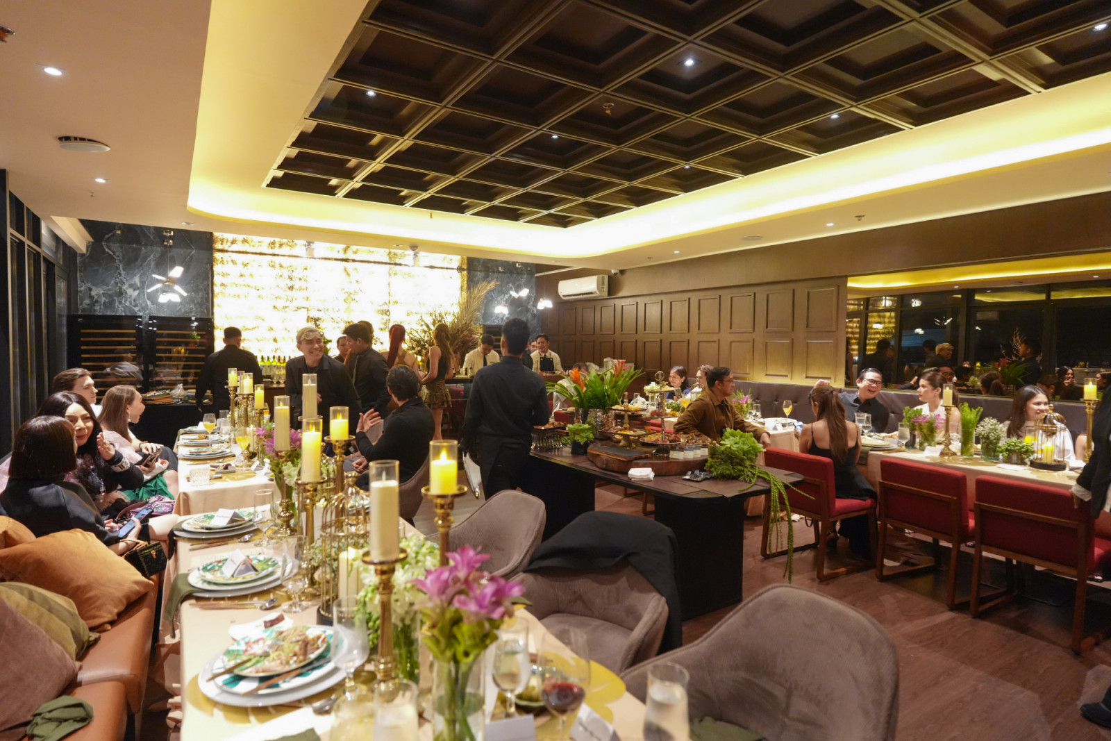 A look inside the dinner celebration