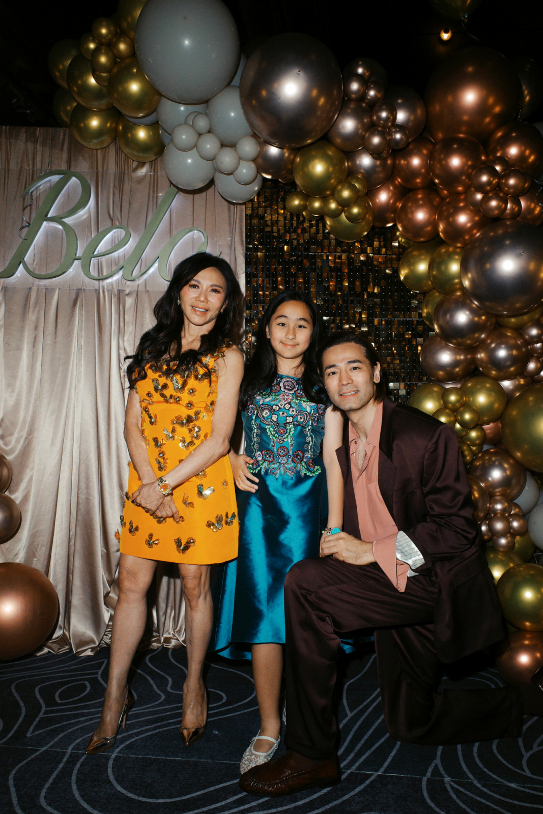 Dr Vicki Belo, Scarlet Snow Belo and Dr Hayden Kho, Jr