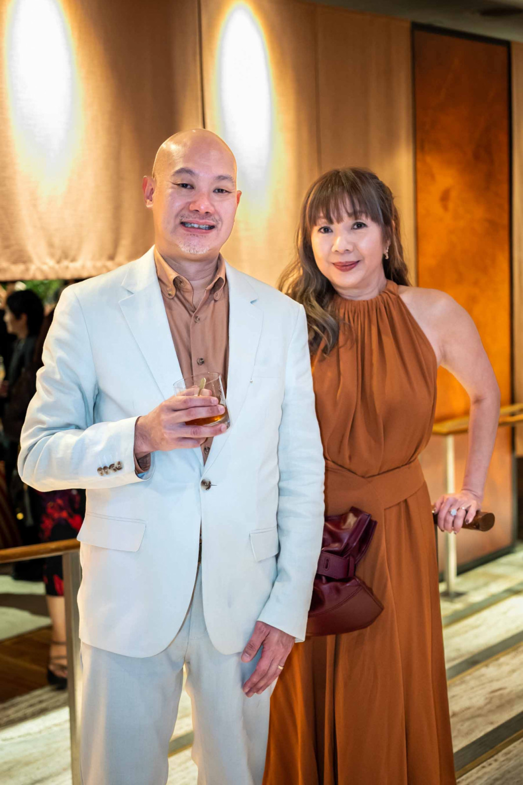 Mark Tsi and Monica Tan