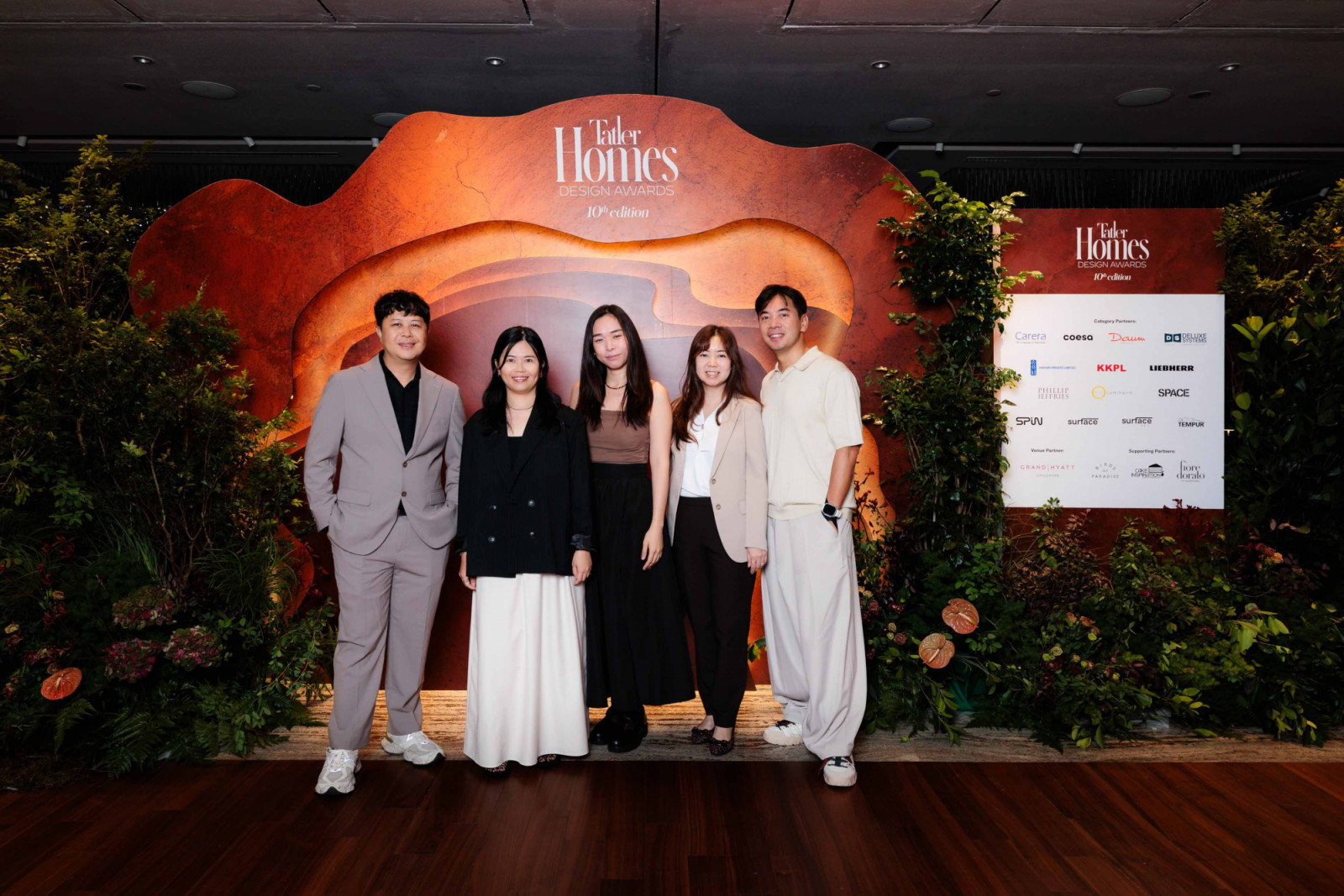 Ken Wong, Emma Yii (?), Tayllen Phoo, x and Jackie Lai