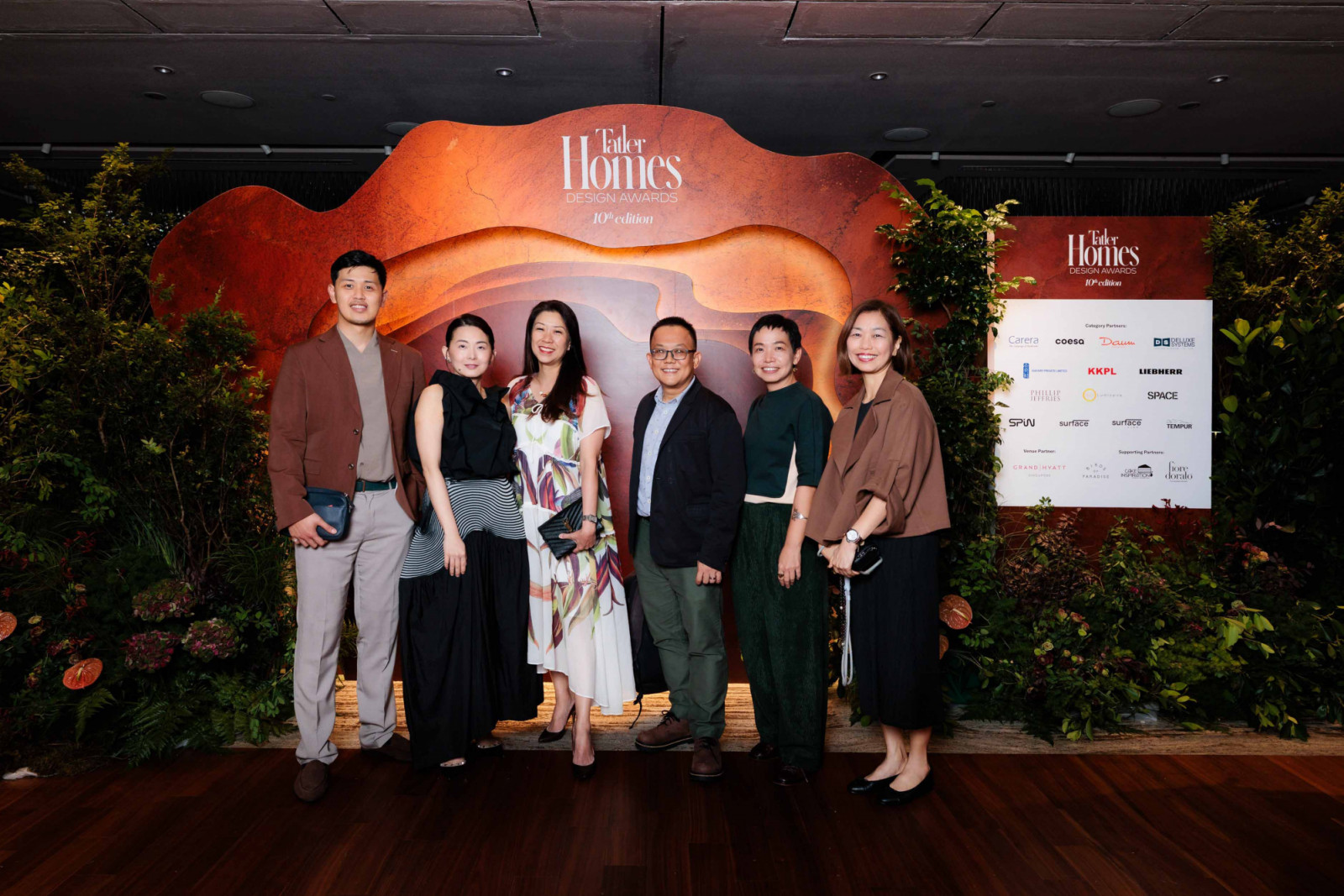 David Oktavianus, Ivy Koh, Yvonne Tay, Ho Weng Hin, Tan Kar Lin and Lee Mun Ling