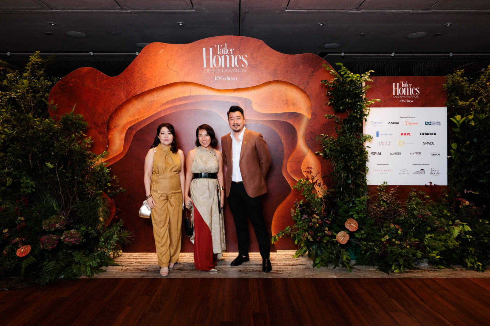 Arwinda Hadibrata, Amanda Pang and Tan Yue Wei