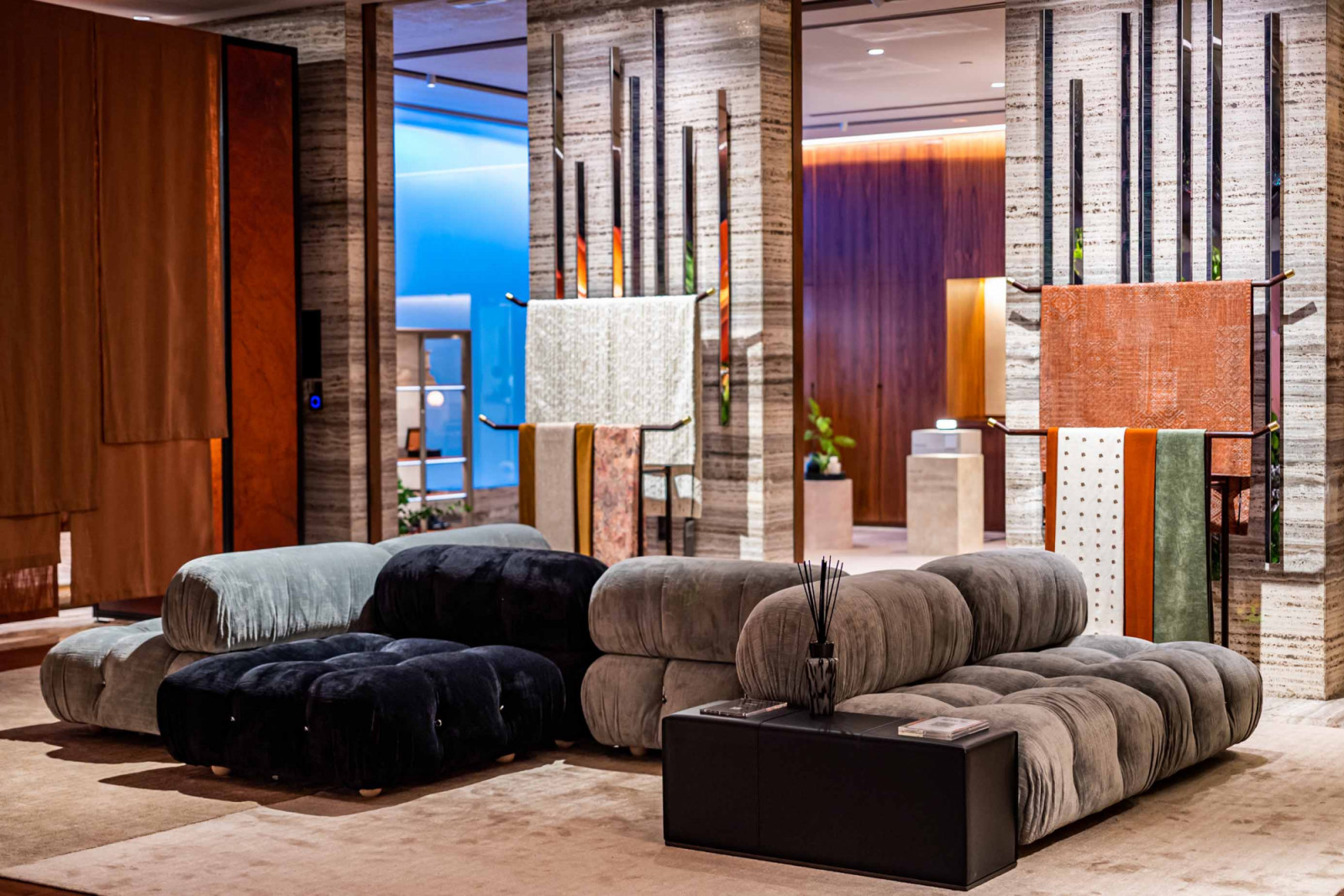 Living room installation by Space Furniture and Coesa