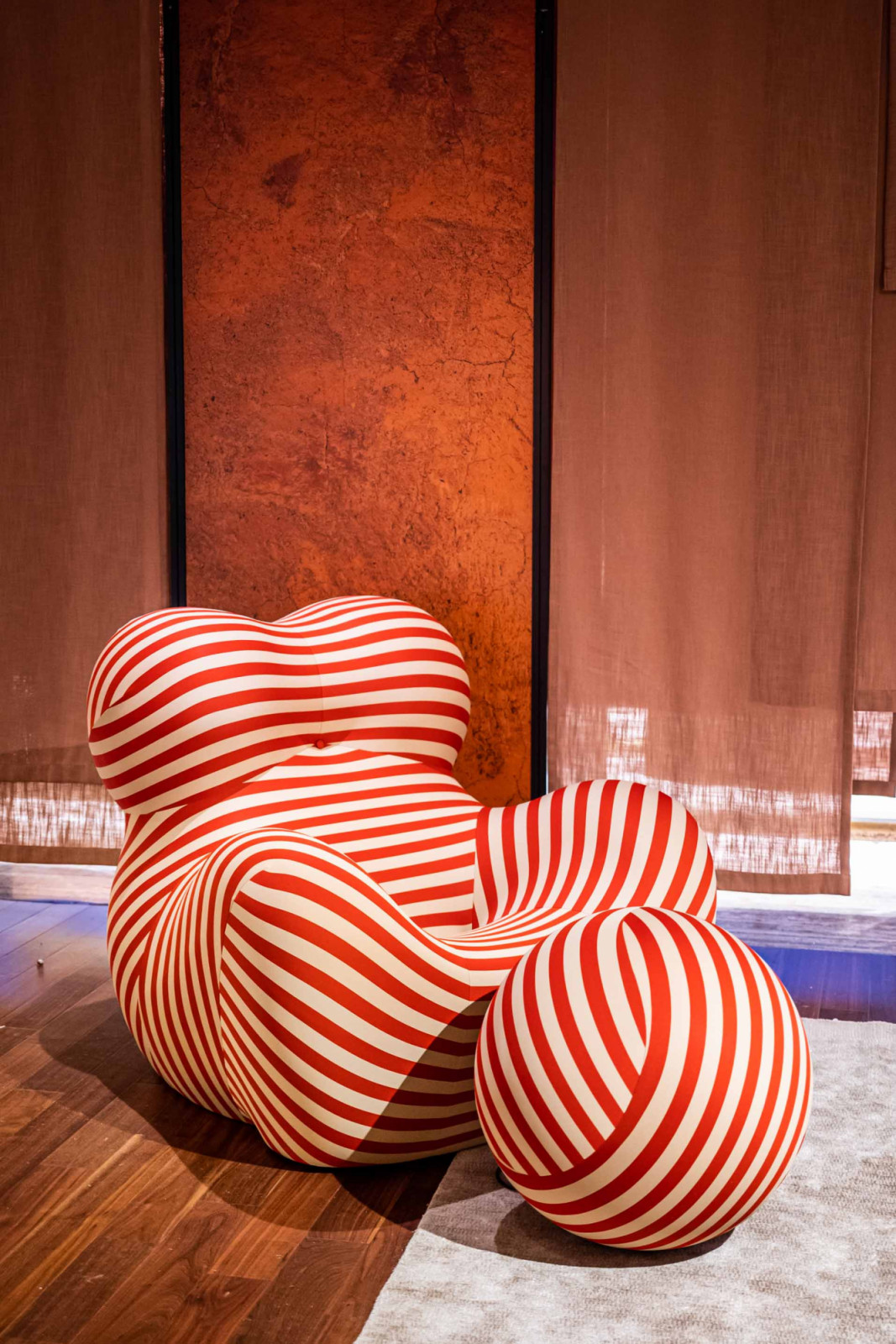The iconic UP sofa and ottoman by B&B Italia