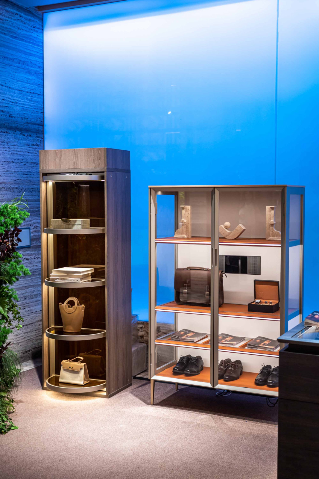 The wardrobe installation by KKPL
