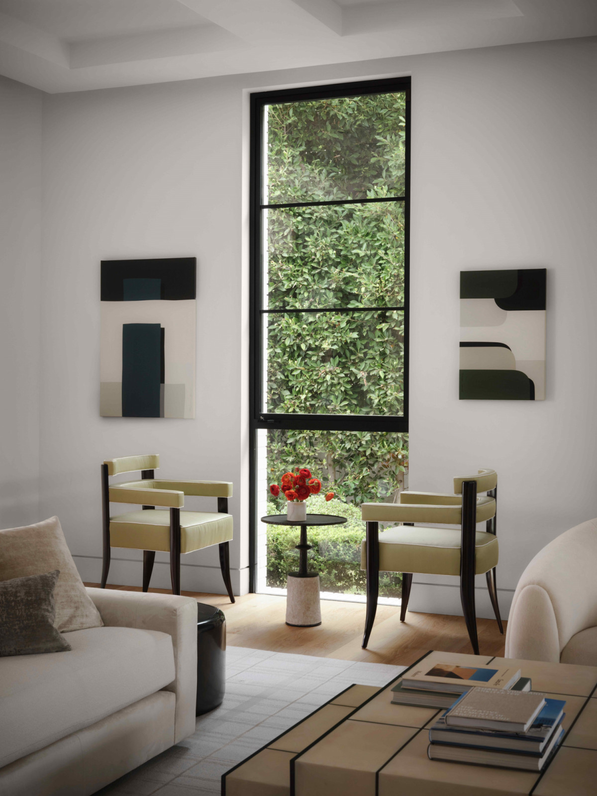 Warm neutrals, earthy tones, bronze accents, and layered textures