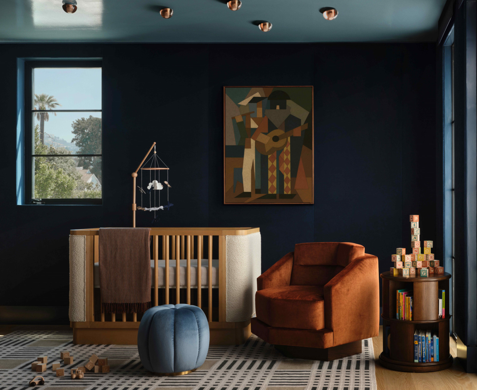 The children’s bedrooms are connected by a loft