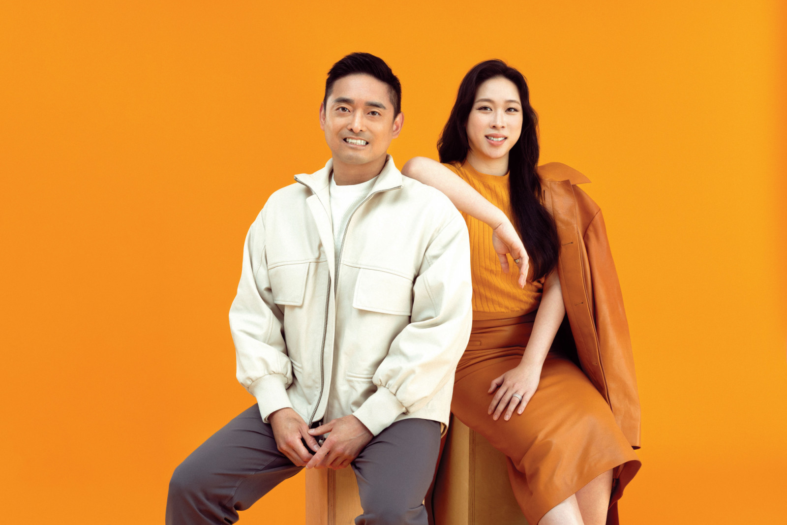 Arthur Lam (left), founder and CEO, Negawatt Zero2; and Dawn Chan, Founder and CEO, Sow Fertility (Photo: Zed Leets)