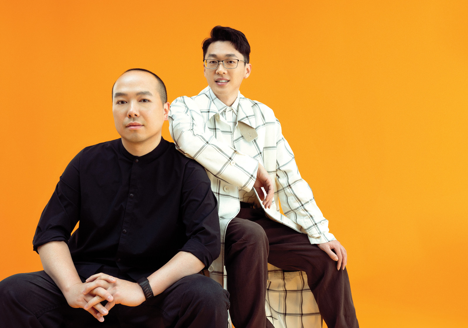 Ray Chan (left) co-founder, 9Gag; CEO, MemeStrategy; and Terence Lui, founder and CEO, Varadise (Photo: Zed Leets)