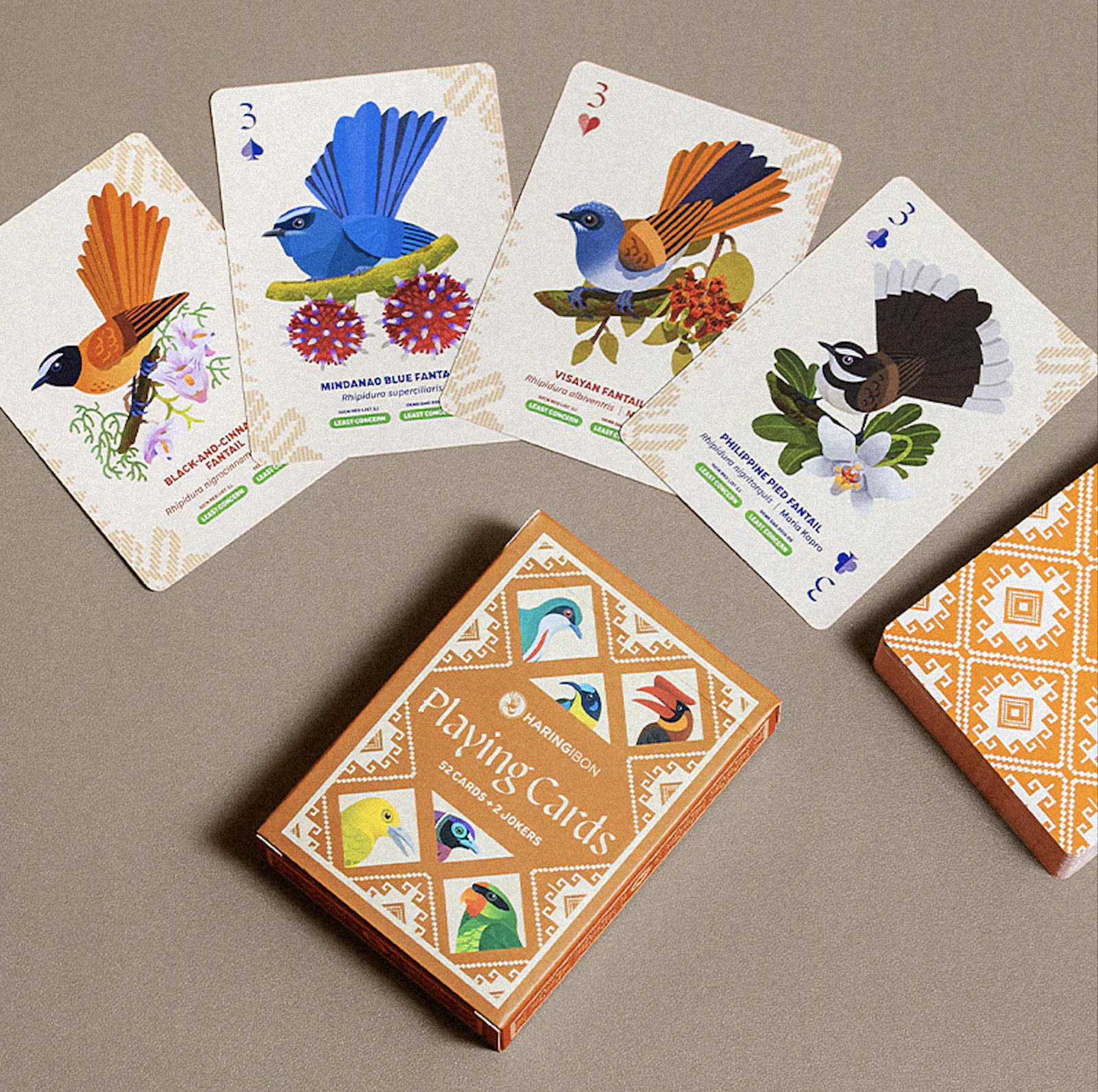Haring Ibon Playing Cards by Birds In Focus Inc, a recipient of a Red Award at Good Design Awards Philippines 2026