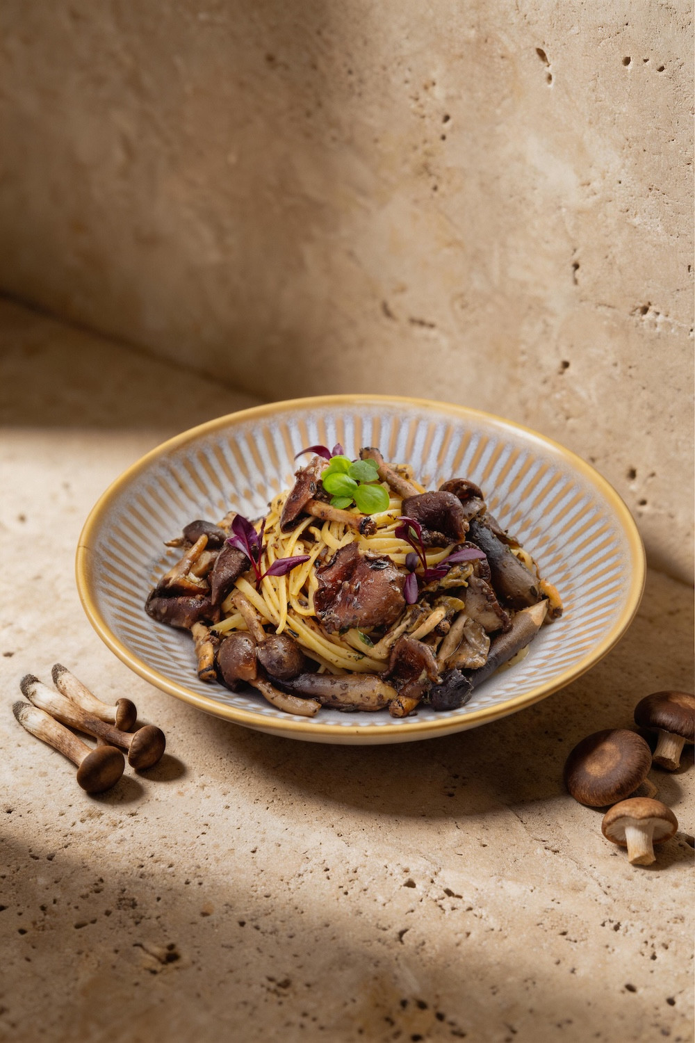 Foura’s wild mushroom linguine