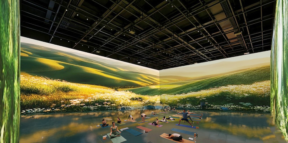 Immersive yoga expriences at Imba Theatre, where Foura is located