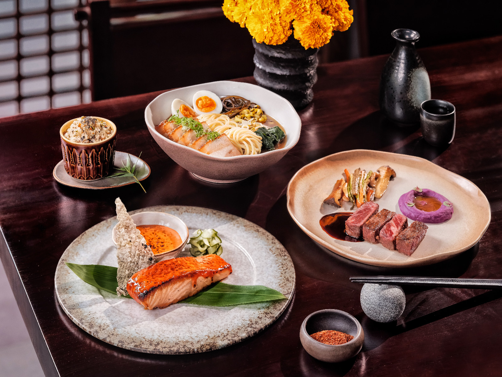 Discover Peruvian and Japanese flavours on Tenkai's à la carte menu