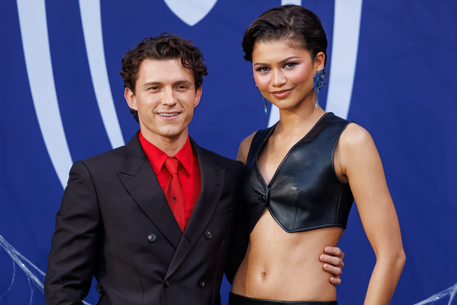 BERLIN, GERMANY - JUNE 22: Tom Holland and Zendaya attend the German Fan Event for "Spider-Man: Brand New Day" at Uber Platz on June 22, 2026 in Berlin, Germany. (Photo by Gerome Defrance/Getty Images)