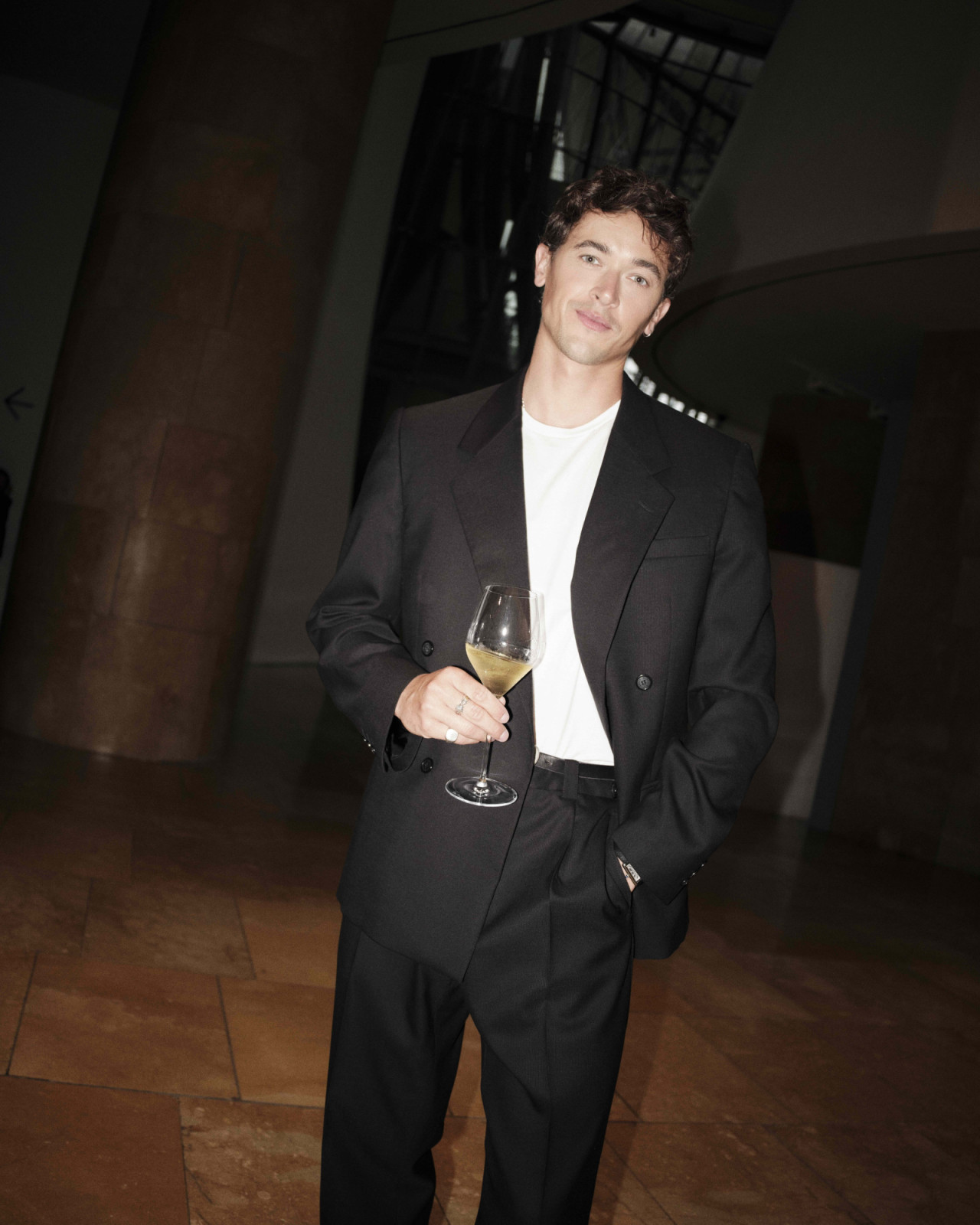 BILBAO, SPAIN - JUNE 04: Tom Blyth attends Dom Pérignon Révélations 2026 at Guggenheim Bilbao on June 04, 2026 in Bilbao, Spain. (Photo by Pierre Mouton/Getty Images for Dom Perignon)