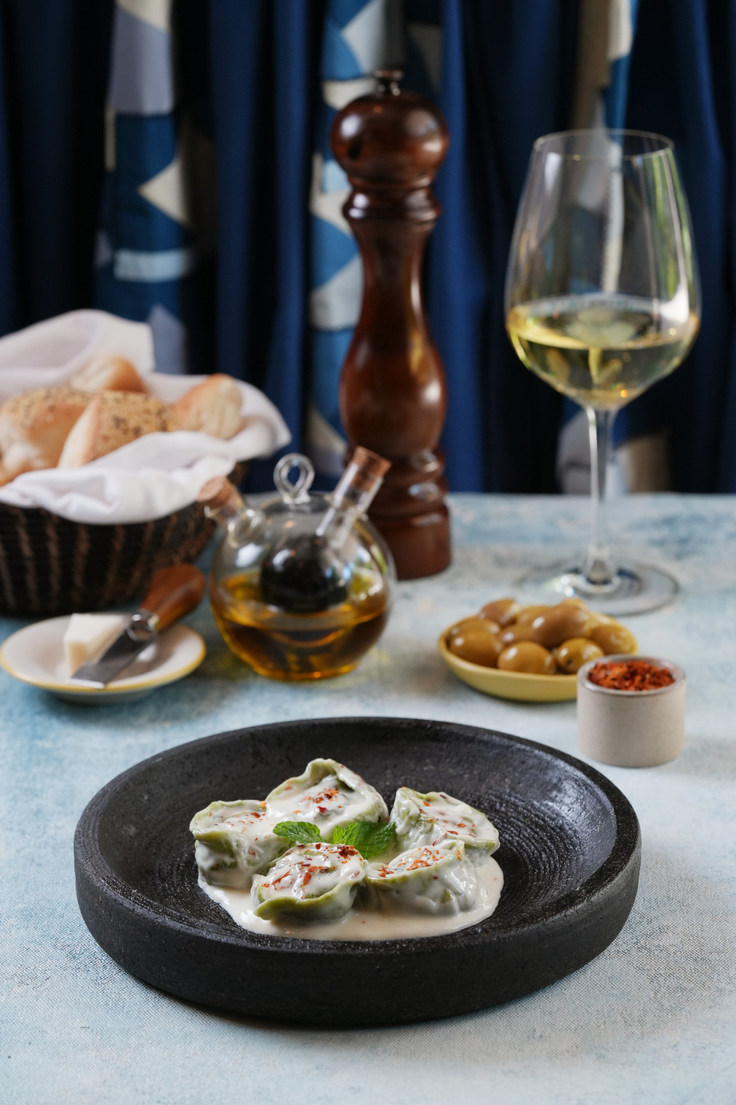 Tortelli di Granchio, one of the signature dishes at Cucina, Bali