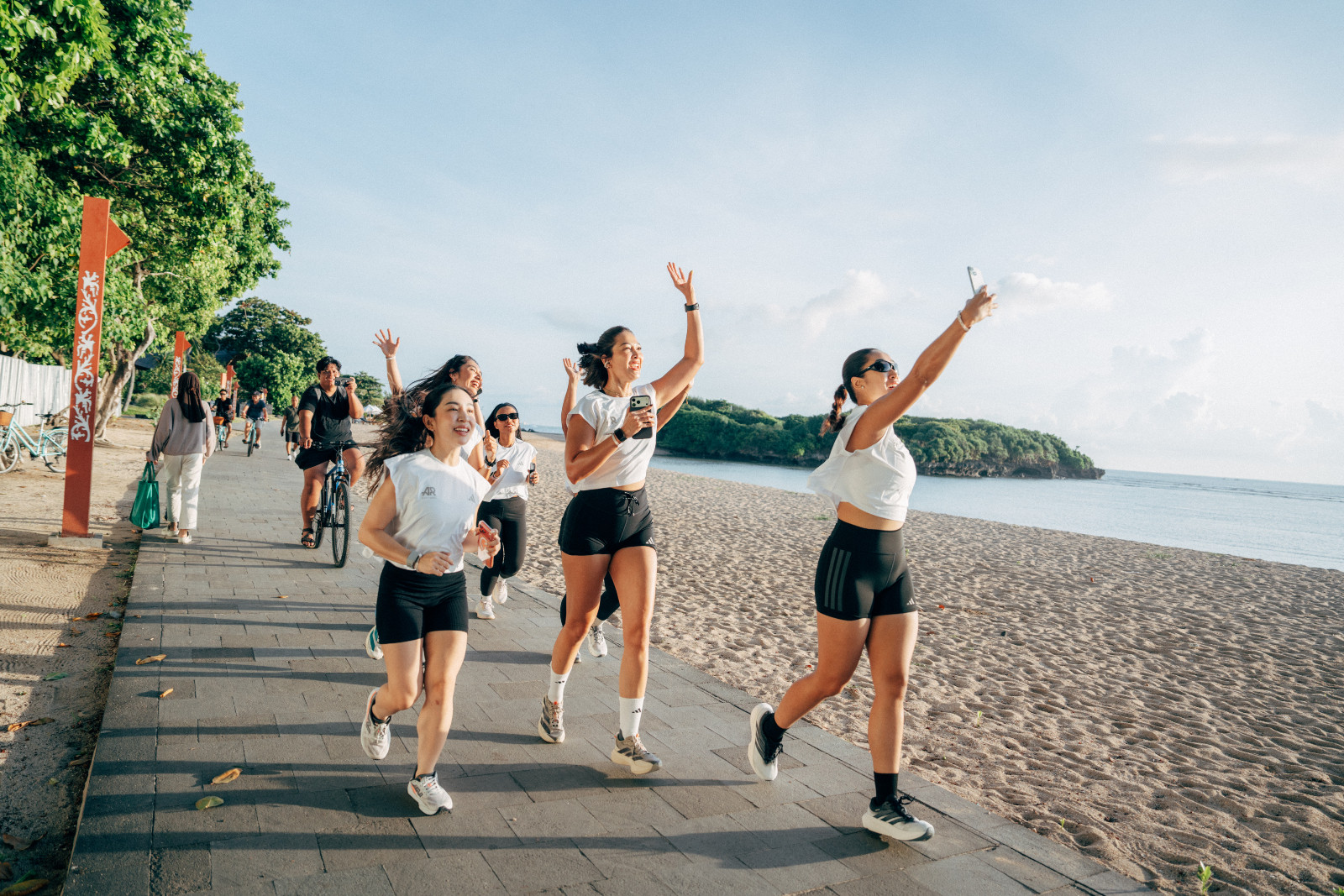Keseruan Andrea Dian and sahabat-sahabatnya saat menginap di Club Med Bali