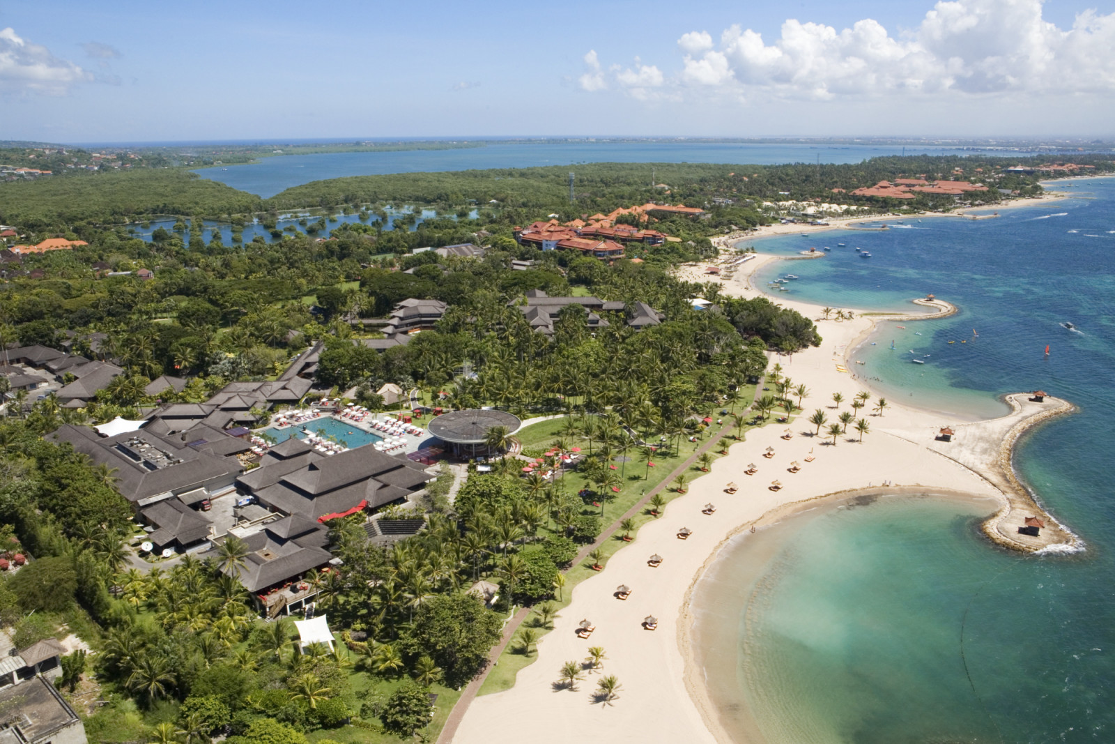 Aerial view hotel Club Med Bali di Nusa Dua