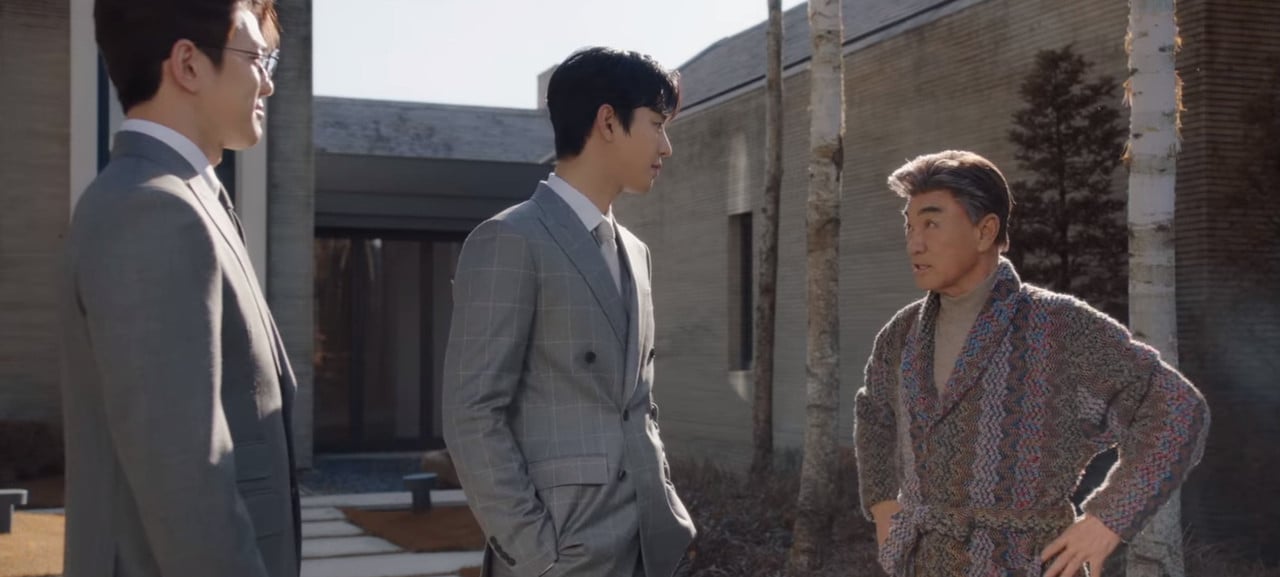 A still from Business Proposal (2022), in which the house appeared as the family compound of Kang Tae-moo (Ahn Hyo-seop), CEO of Go Food and heir to the Geumhwa Group conglomerate (Photo: SBS South Korea)