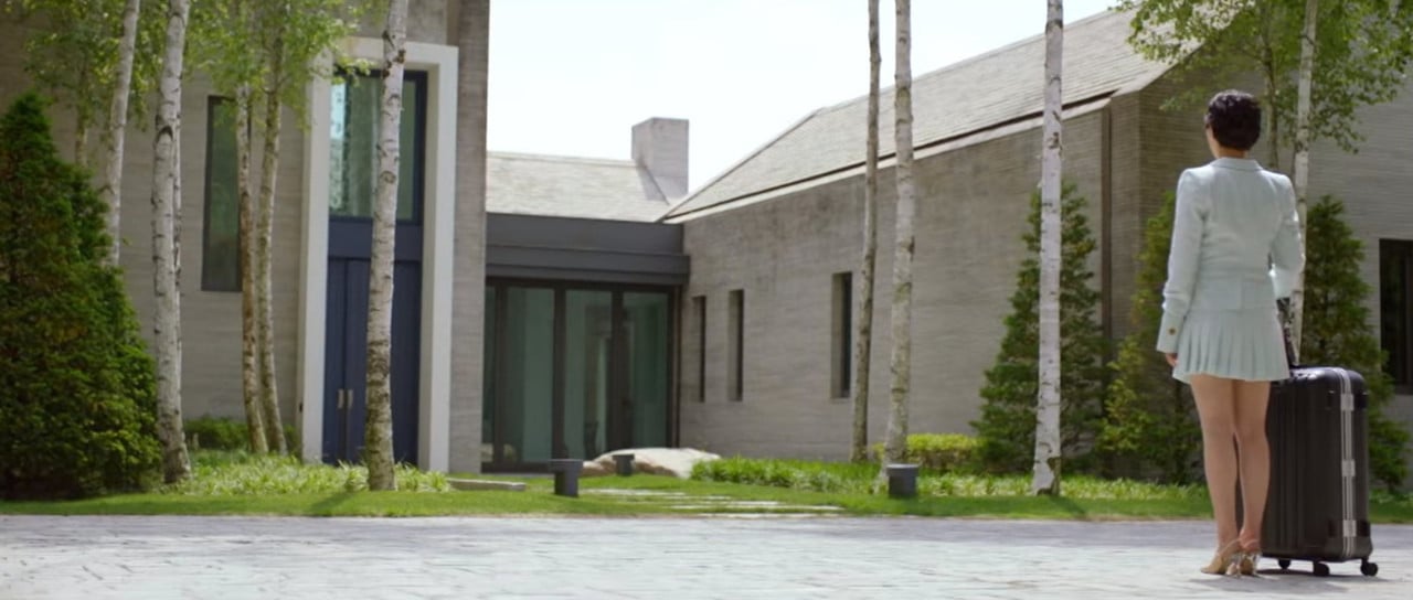 A still from Dali and Cocky Prince (2021), filmed at the birch courtyard entrance to the house (Photo: SBS South Korea)