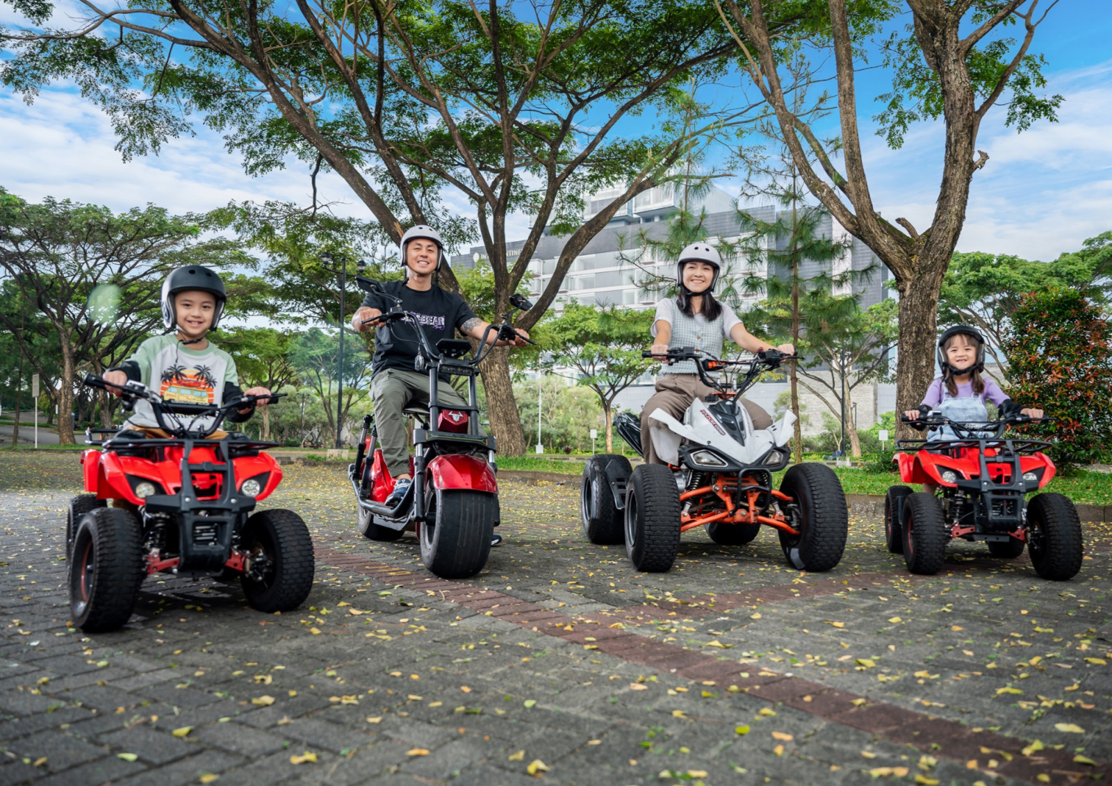 ATV is one of the many family-friendly activities available in the hotel