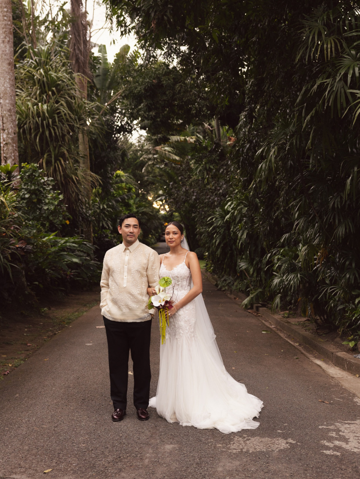 Tatler Weddings - Sabina Yulo and Enrique Mathay - Couple portrait by Joseph Pascual