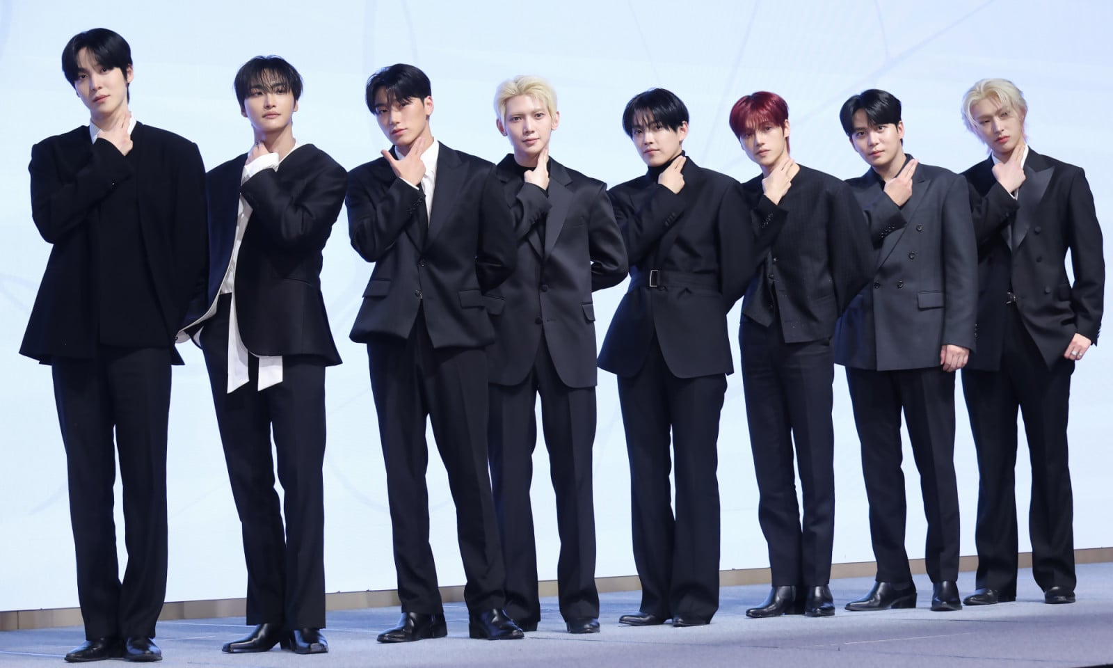 From luxury runways and designer campaigns to skincare endorsements, these collaborations show how each Ateez member, along with the group as a whole, has built a growing presence across the worlds of fashion and beauty. In photo are members of Ateez Yunho, Seonghwa, San, Yeosang, Hongjoong, Wooyoung, Jongho and Mingi (Photo: HLL/Imazins via Getty Images)