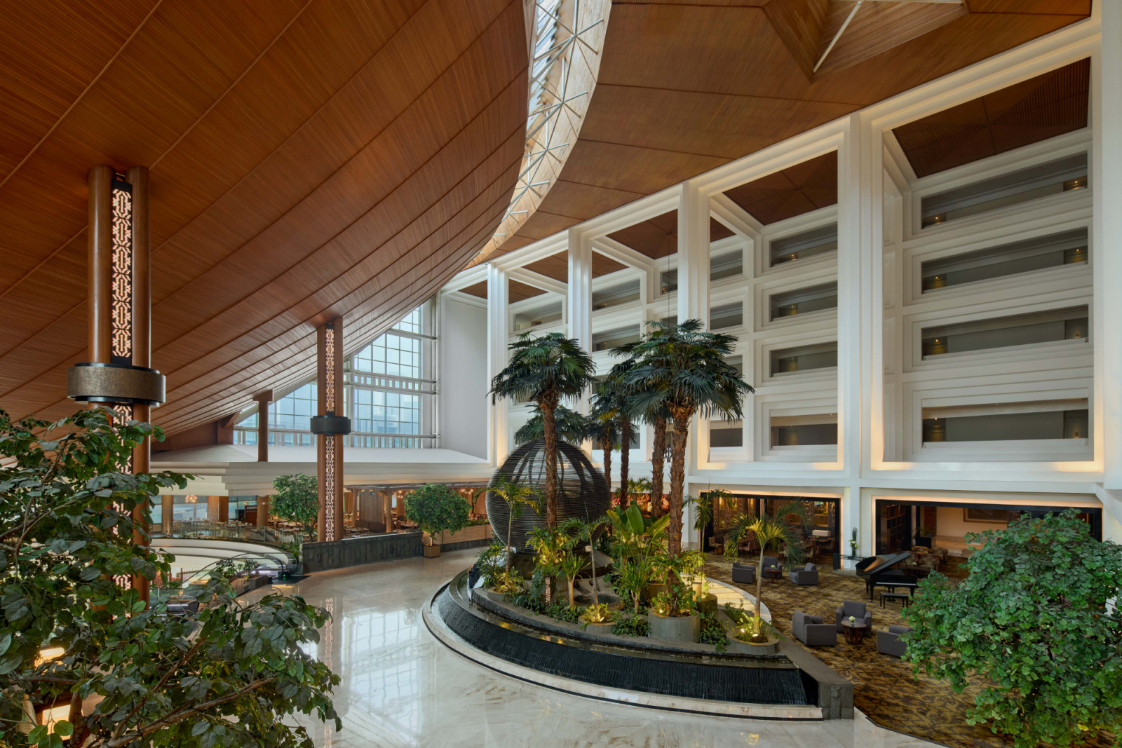 The lobby of Gran Meliá Jakarta