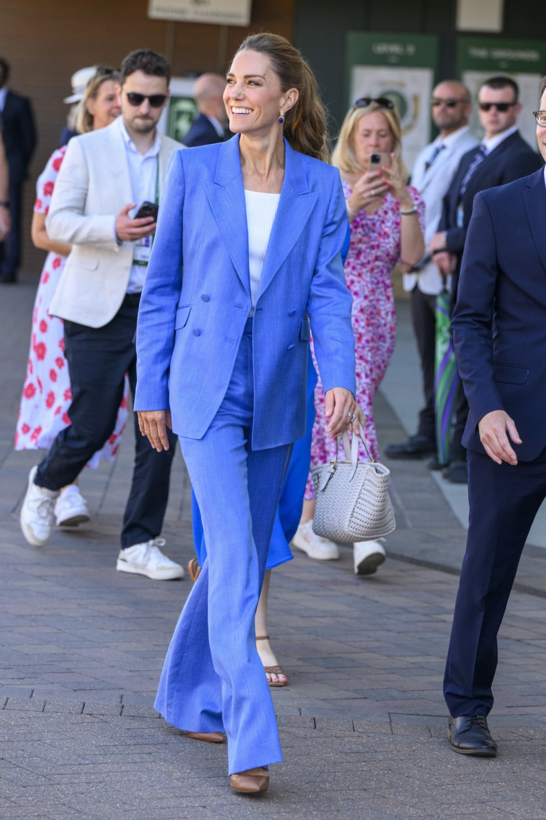 LONDON, UNITED KINGDOM - JULY 02: Catherine, Princess of Wales attends day four of the 2026 Wimbledon Tennis Championships at The All England Lawn Tennis and Croquet Club in Wimbledon on July 02, 2026, in London, United Kingdom. (Photo by Ray Tang/Anadolu via Getty Images)