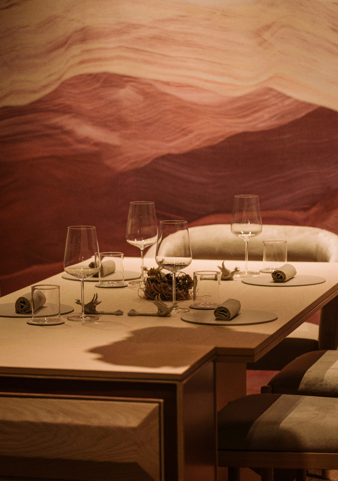 Photo: The interiors at Liyab by chef Charles Montanez BGC